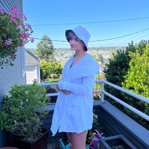 White Free People Cover Up